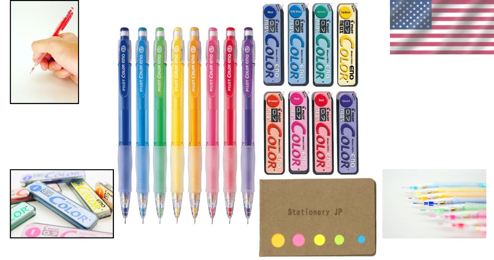 Refillable 0.7mm Mechanical Pencil - Smooth Writing