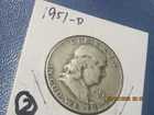 New Listing1951 d Franklin Half Dollar, Unc- 90% Silver - 0.3617 Troy Ounces, #2