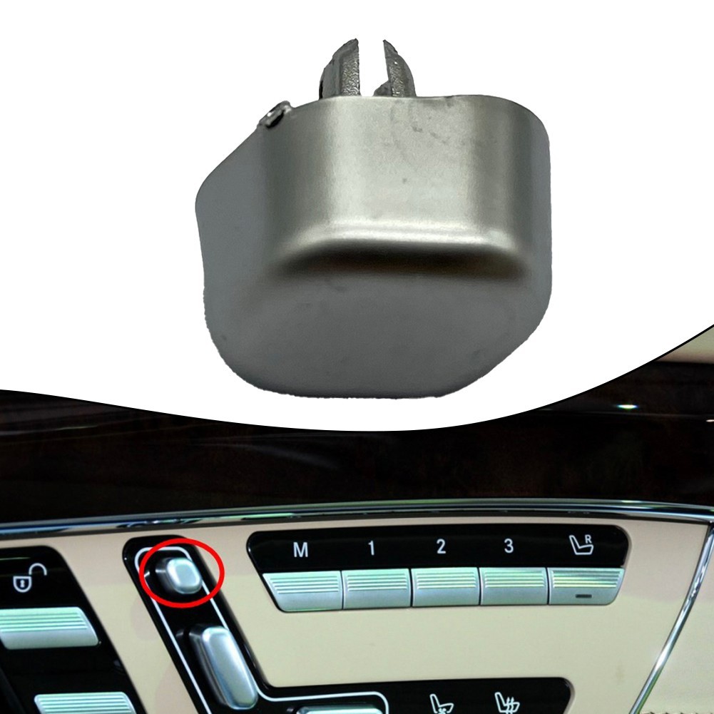 Tappo pulsante cambio argento per Mercedes W221 Classe S foto 3