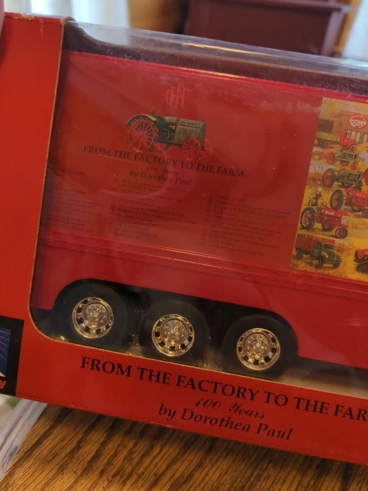 New Ray Peterbilt 387 Case IH From the factory to the farm 100 years Truck 1:32 - Image 3 of 4