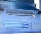 Foldable Stadium Bleacher Seat Padded Back Support Blue Arm Support Attaches — photo 4