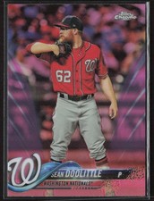 2018 Topps Chrome #137 Sean Doolittle Pink Refractor