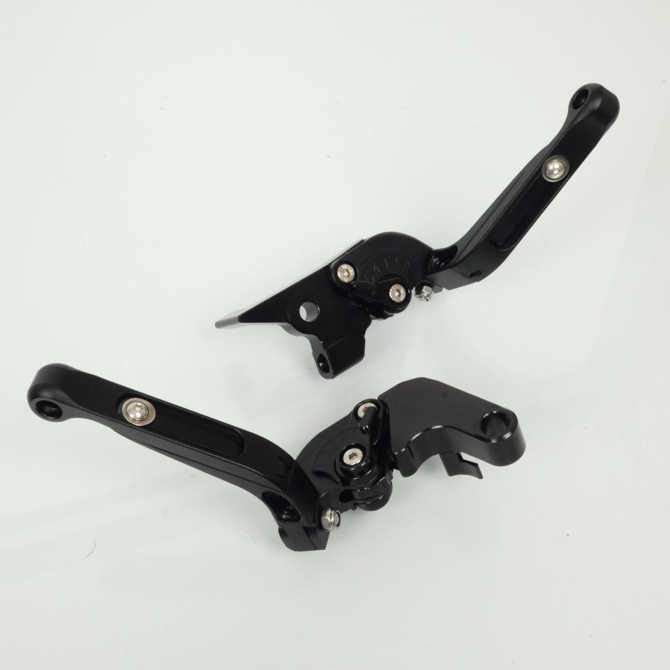 Levier droit et gauche Myra pour moto Yamaha MT-09 Tracer GT en aluminium noir