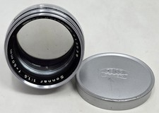 Obiettivo telemetro vintage ROSSO T Zeiss Opton Sonnar 50 mm f1.5 Contax II IIa III