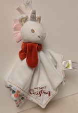 Animal Adventure My First Christmas Unicorn Baby Lovey Toy Security Blanket