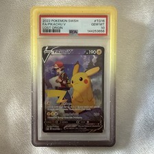 Pikachu V TG16/TG30 Swsh11: Lost Origin Trainer Gallery Holo for