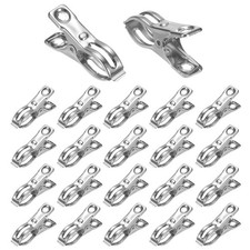 40-pak zacisków szklarniowych, zaciski folii szklarniowej 2,36 cala do siatki ogrodowej [srebrne]