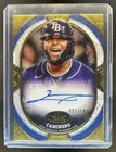 2025 Topps Tier One Junior Caminero Shots Auto #/149 Rays