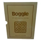 Boggle Vintage Bookshelf Edition Board Game Fabric Wrapped Book Case Hasbro