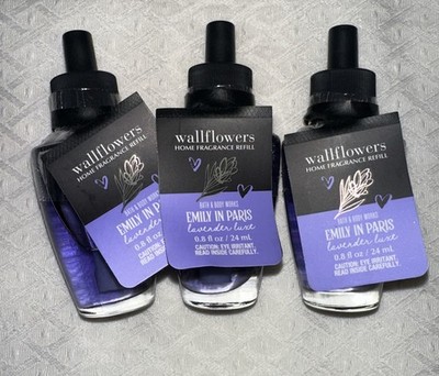 Bath & Body Works Emily In Paris Lavender Luxe Wallflower Plug In Bulb Refill 3