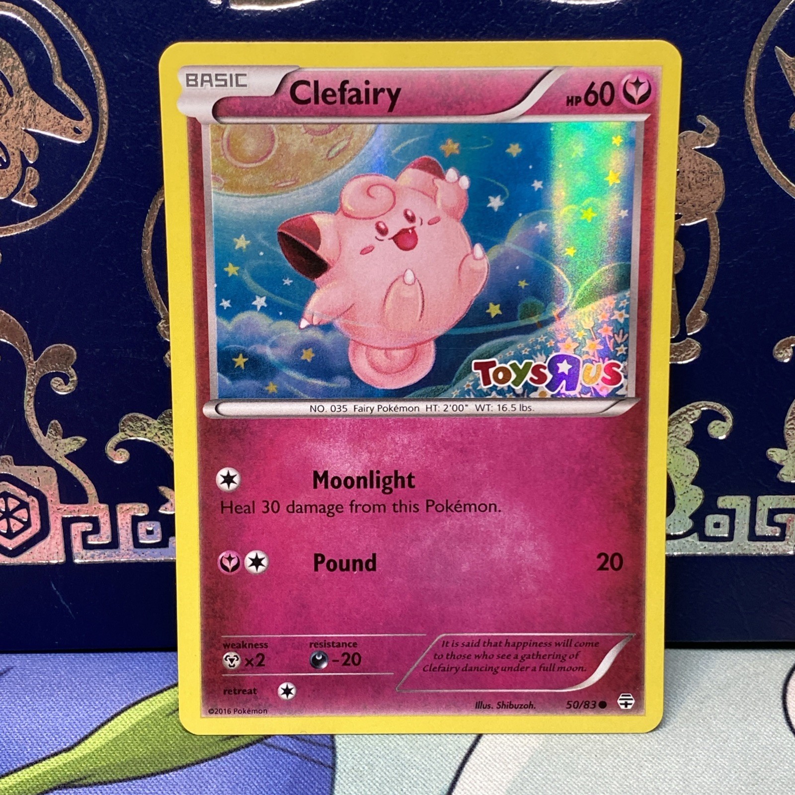 CLEFAIRY 50/83 HOLO XY GENERATIONS TOYS R US PROMO POKEMON CARD MP