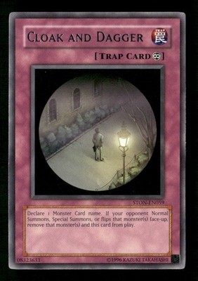 Cloak and Dagger Strike of Neos #STON-EN059 Yugioh Rare