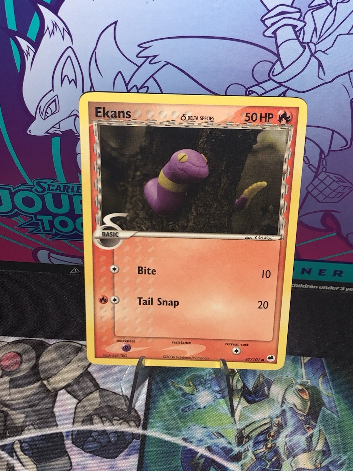Ekans (Delta Species) 47/101 Dragon Frontiers Regular