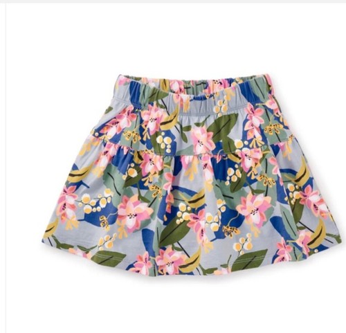 Tea Collection Skort Girls 7 Multicolored Floral Mini Skater Twirl