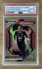 (PSA 10 #/500) 2024 WNBA Prizm Monopoly DeWanna Bonner Gold Millionaire Shimmer