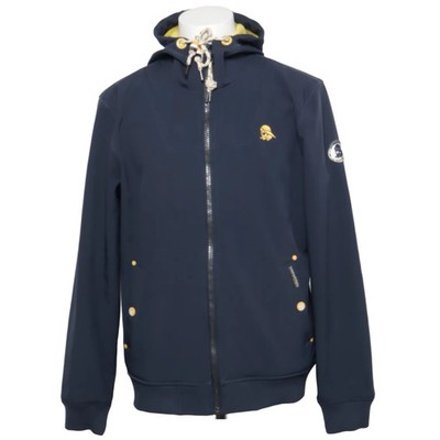 Schmuddelwedda, Kapuzenpullover, Größe: L, Blau/Gelb #Gxx