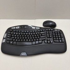 Logitech MK550 Comfort Wave Wireless Keyboard K350 Mouse Combo Near New No Box