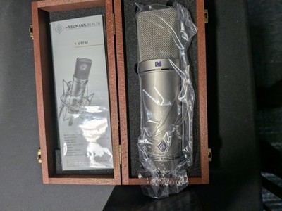 Neumann U87 Ai Condenser Studio Microphone, EA 87 Shock Mount, windscreen, cable
