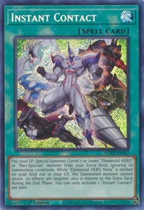 Instant Contact POTE-EN052 Secret Rare 1st Edition Power of the Elements