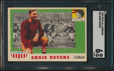 1955 TOPPS ALL AMERICAN FOOTBALL #56 ERNIE NEVERS RC SGC 6 EX-MT HOF ROOKIE