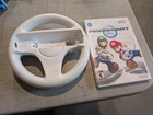 Mario Kart Wii Complete (Nintendo Wii 2008) Bundle With Steering Wheel OEM