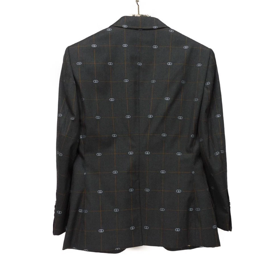 GUCCI Interlocking G suit jacket and pants 612839 444307 setup GG 44 42 Si... - Image 2 of 4