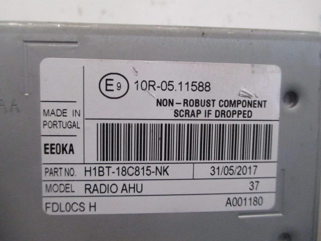 AUTORADIO RECEPTEUR TELEMATIQUE FORD FIESTA VII H1BT18C815NK 2631965 - Photo 1/4