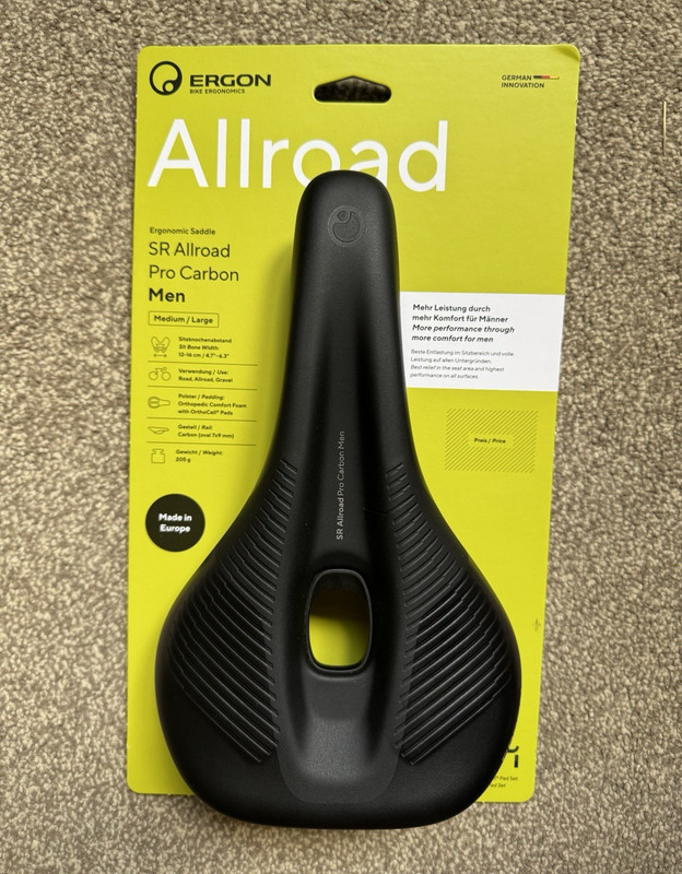 Ergon SR Allroad Pro Carbon Men Saddle Black 44040355