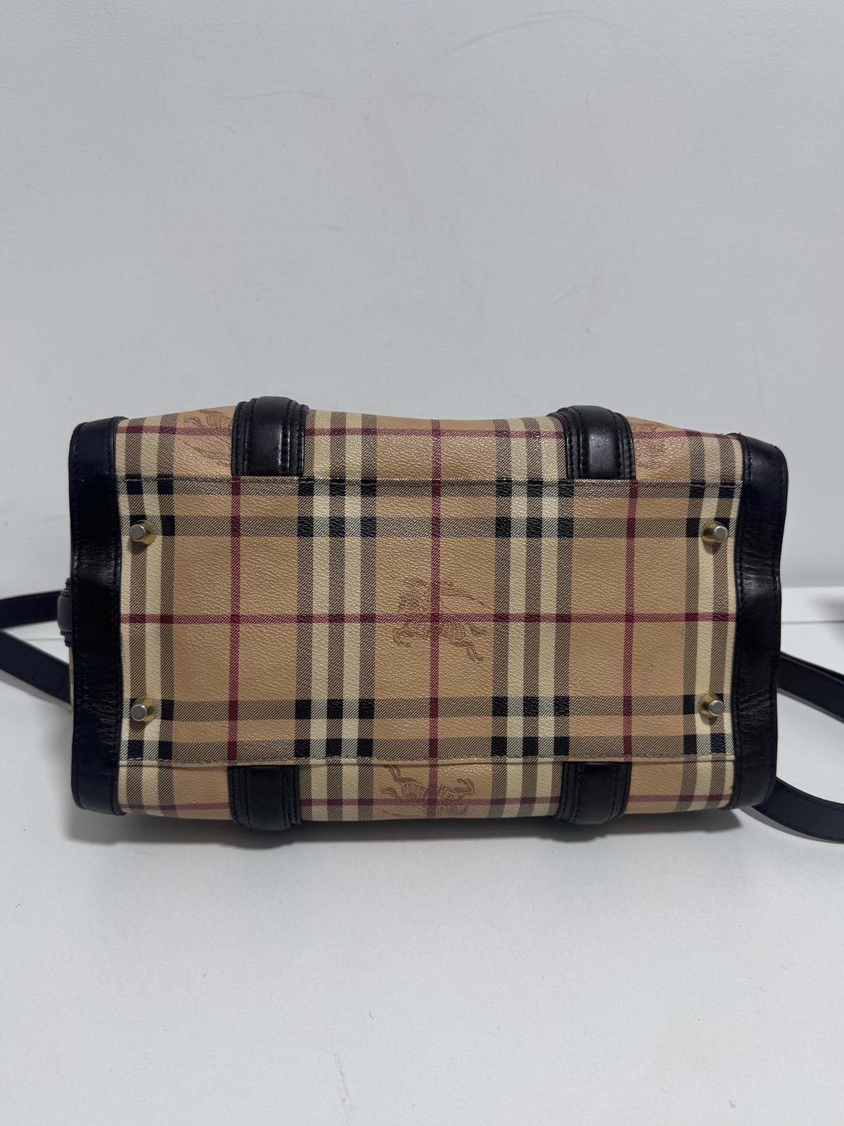 Burberry Pre-Owned Authentic Boston Bag Free Tracked Shipping — image 5