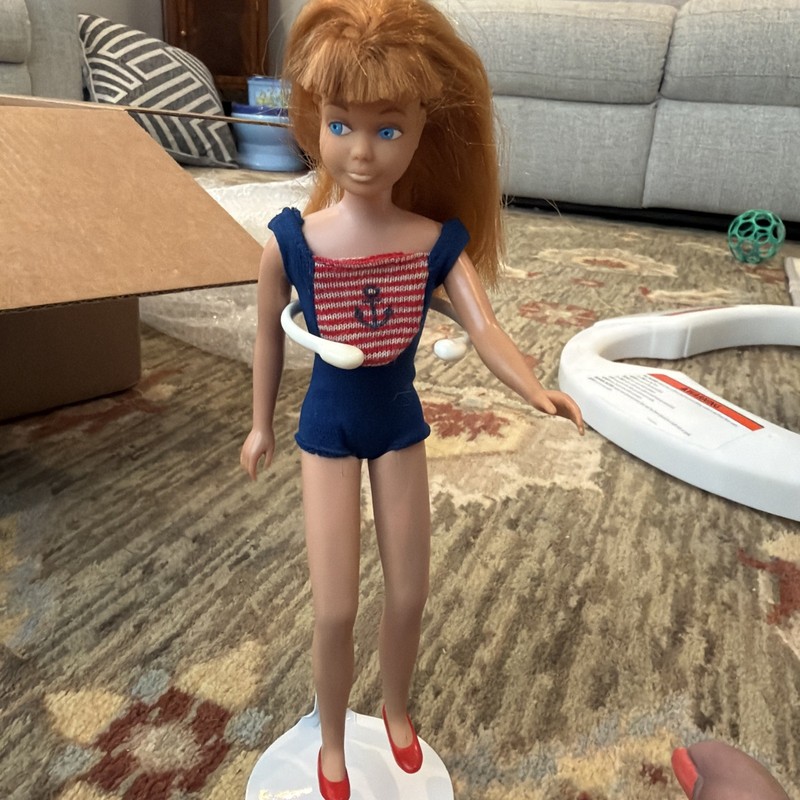Vintage Skipper Doll Barbie Titian Hair BL Bendable Leg  #1030
