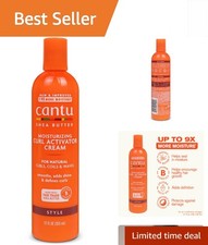 Shea Butter Curl Activator Cream - 12oz - Nourishing Moisturizer for Curls