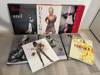 Versace Bücher Konvolut 8x Gianni Versace Design Mode Fotografie Hardcover Rar