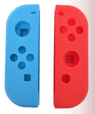 ​​ Coque de Remplacement pour Joy-Con Nintendo Switch / OLED (Bleu & Rouge)