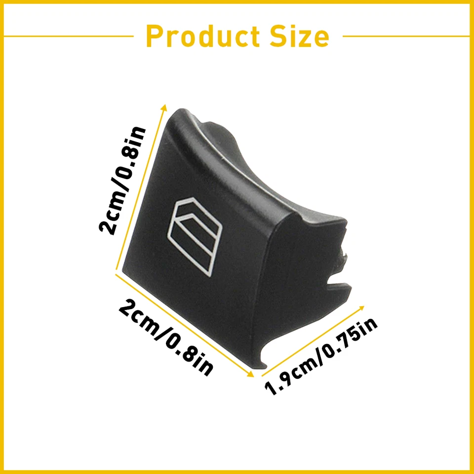 Par de botones de tapa de interruptor de ventana de reparación de conductor para Mercedes ML GL R W164 W251 X164 Foto 3 de 4