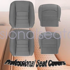 For 2013-2018 Dodge Ram 1500 2500 Tradesman Both Side Cloth Seat Cover Gray