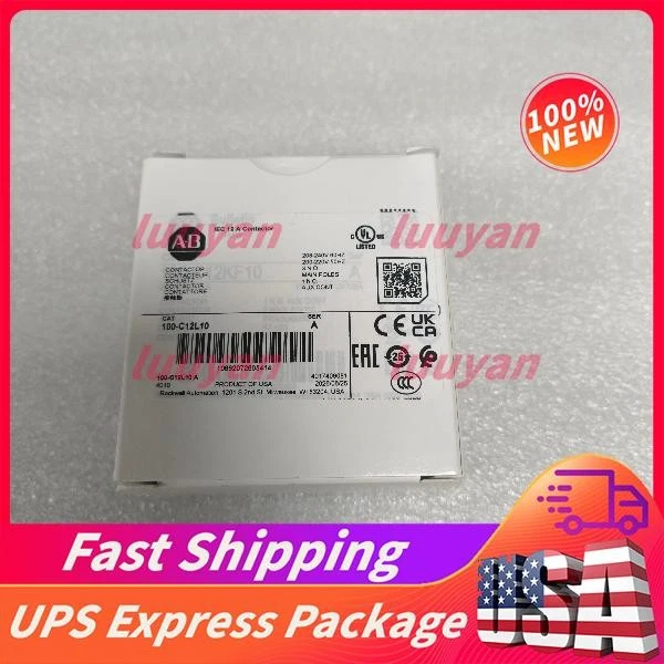 New AB 100-C12L10 Contactor 12A 230VAC Coil 3‑Pole 1NO Auxiliary Free Ship - thumbnail 5