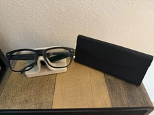Amazon Echo Frames (3rd Gen), Smart Glasses with Alexa, Rectangle frames (Black)