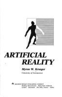 Artificial Reality Hardcover Myron W. Krueger