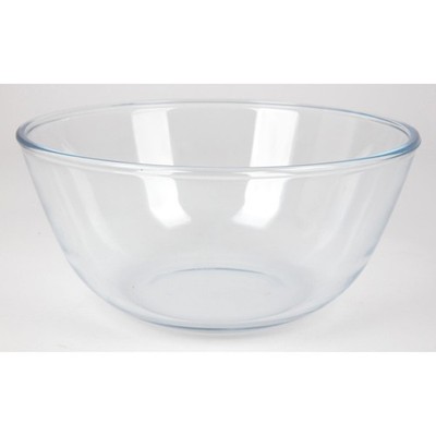 6x Schüssel 4,5L Glas 27x12,6cm Set Obstschüssel Teigschüssel Servierschüssel