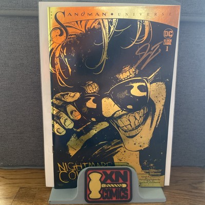 SANDMAN NIGHTMARE COUNTRY #1 TINYONION CLUB ROBLES GOLD VARIANT SIGNED BY TYNION