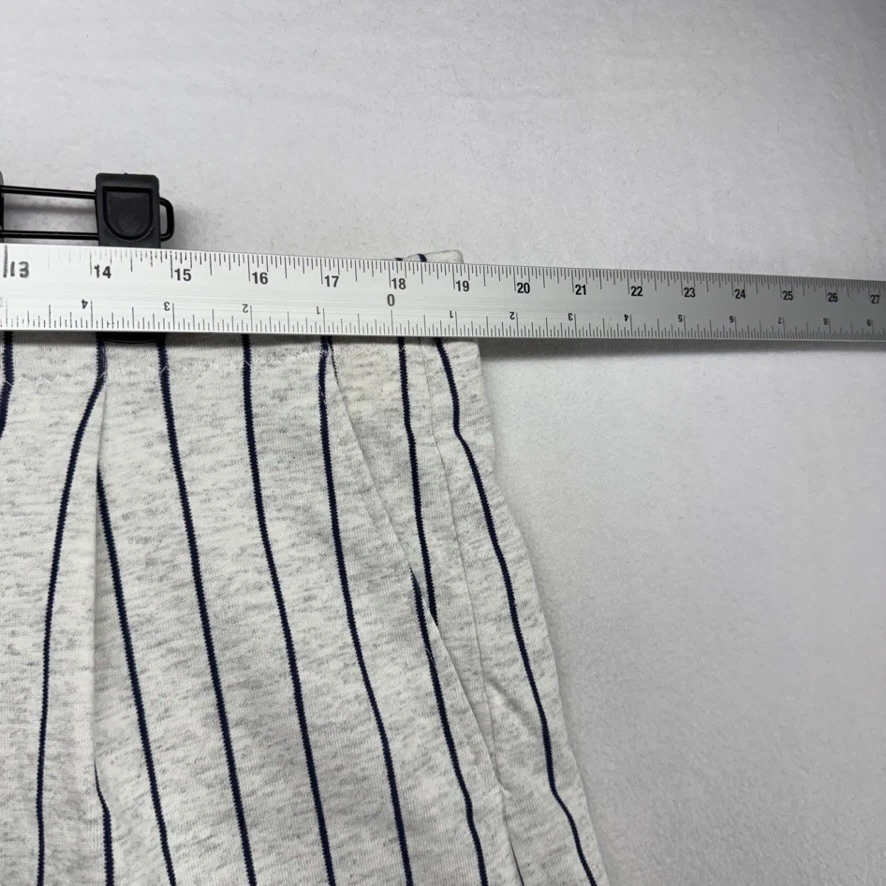 Pantalones Cortos Bicicleta De Colección Para Hombre Grandes Gris Azul A Rayas Entrenadores Hechos en EE. UU. Béisbol Foto 3 de 4