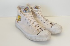 Vintage Looney Tunes Keds Hi Tops Womens Shoes Size 10 Tweety Sylvester Soccer