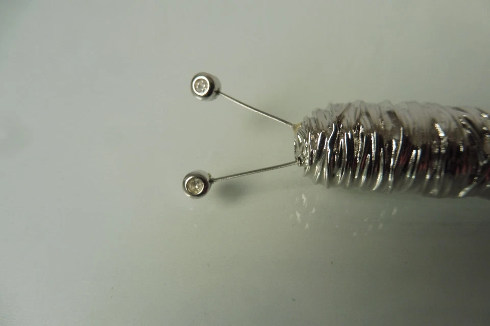 Belle Broche À Pin'S Argentée, Scarabée Pierre Lang ! - Photo 2/4