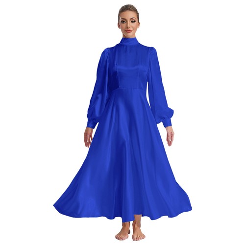 Damen Tanzkleidung Kirche Outfit Tanzkleid Gottesdienst Gewand Chor Kleider des Geistes - Bild 13 von 106