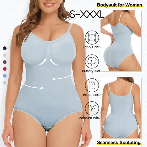Bauchkontrolle Bodysuit Slip Sculpting Shaper Tank Top Bodys Snatched Waist - Bild 28 von 66