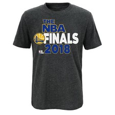 Outerstuff Golden State Warriors NBA Boys Youth 2018 Finals Tee, Grey