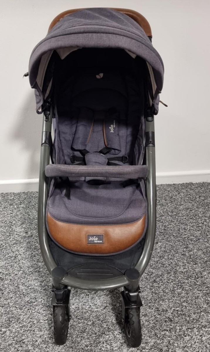 Joie Signature Mytrax Flex Pushchair, Colour Granit Blue, Rain