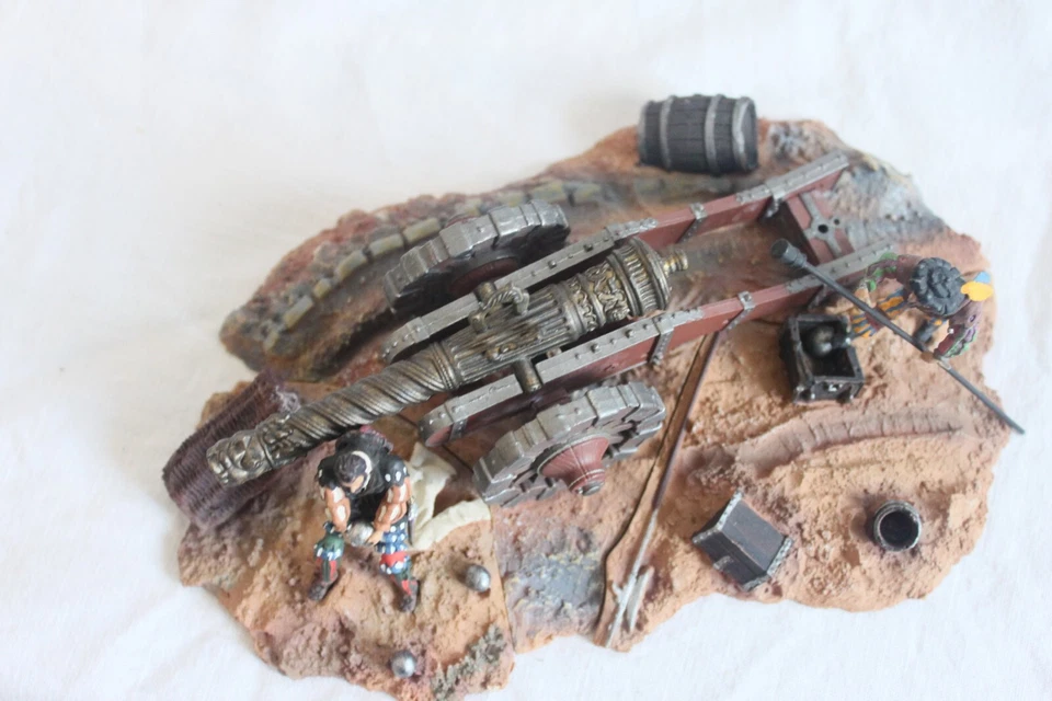 Figurine métal, Atlas, Histoire de l'artillerie, Lansquenets, couleuvrine, canon - Photo 4/4