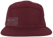 5 Panel Solid Camo Strap-back Adjustable Leather Strap Cap Hat JLGUSA