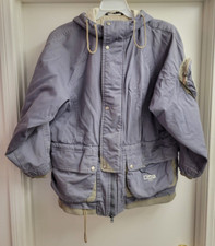 VTG Grey Yamaha Uni Learning Tomorrows Heavy Jacket Tennis Exercise Size Large